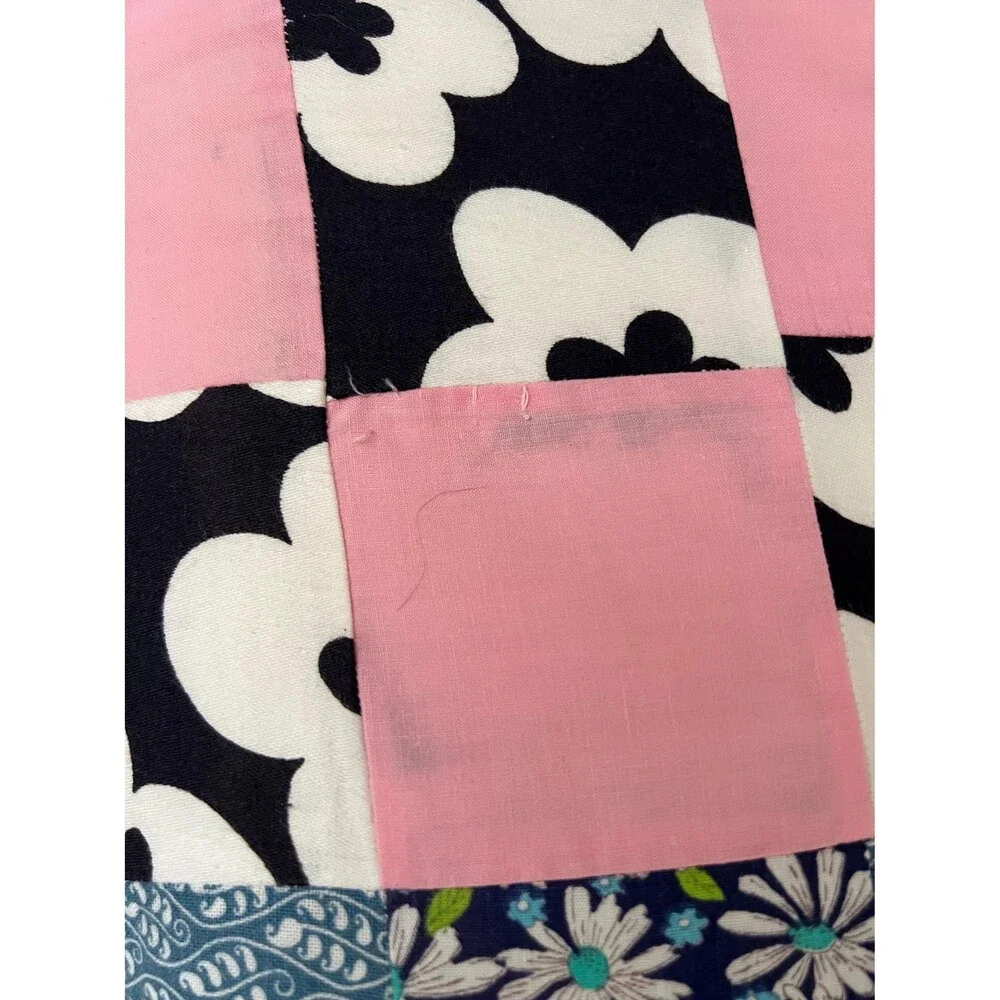 Colorful Nine Patch Quilt